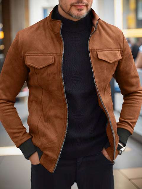 Dave - Elegante klassische Winterjacke mit Reißverschluss