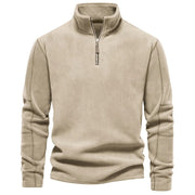 Shaun - Stilvoller, warmer Pullover mit halbem Reißverschluss für Herren