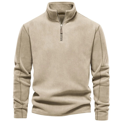 Shaun - Stilvoller, warmer Pullover mit halbem Reißverschluss für Herren