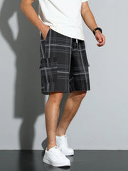 Amadeo - Lässige Strandshorts mit Karomuster