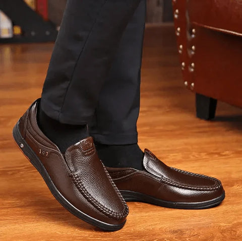 Harlan - Herren Echtleder Schlupfschuhe