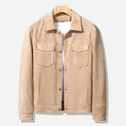 Caleb - Vintage-Cargo-Lederjacke