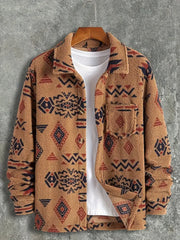 Edmund - Herrenjacke mit Aztekenmuster