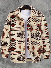 Edmund - Herrenjacke mit Aztekenmuster