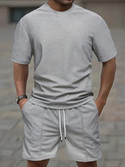 Casper - Herren-Set aus Rundhalshemd und Shorts