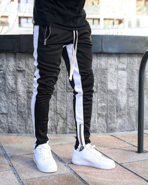 Glenn - Elastische Herrenhose mit Kordelzug
