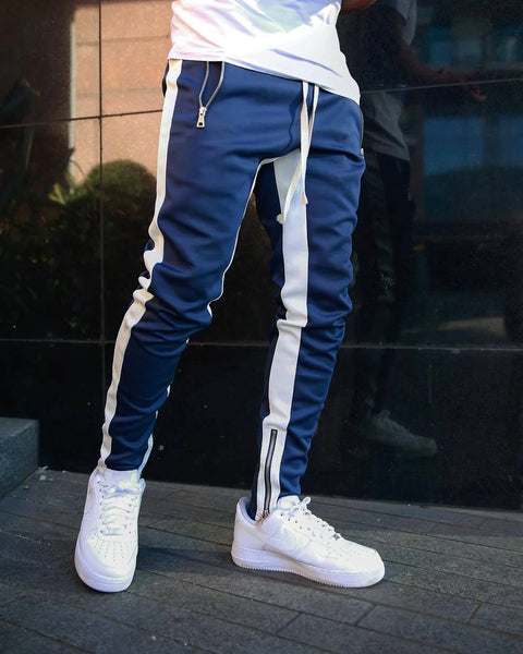 Glenn - Elastische Herrenhose mit Kordelzug