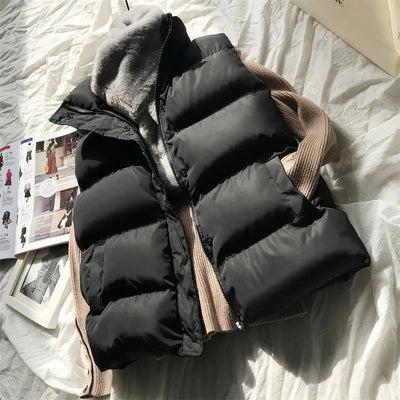 Edward - Übergroße ärmellose Pufferjacke für den Winter