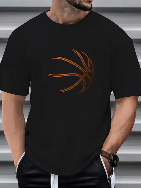 Alfred - Basketball-T-Shirt für Männer mit Aufdruck