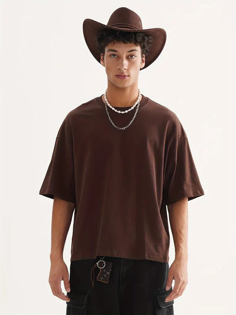 Anton - Lässiges übergroßes Baumwoll-T-Shirt für Herren