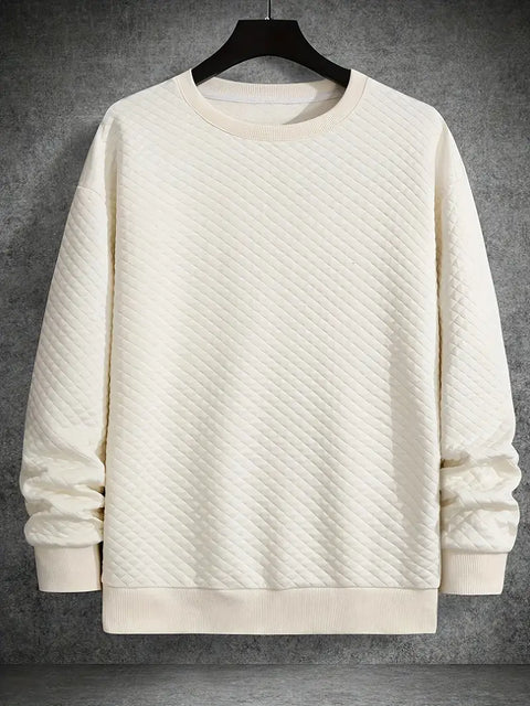 Francis - Herren Sweatshirt mit reinem Rautenmuster