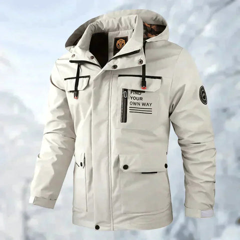 Brian - Stilvoller wasserdichter Cargo-Hoodie