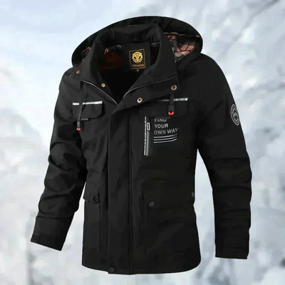 Brian - Stilvoller wasserdichter Cargo-Hoodie