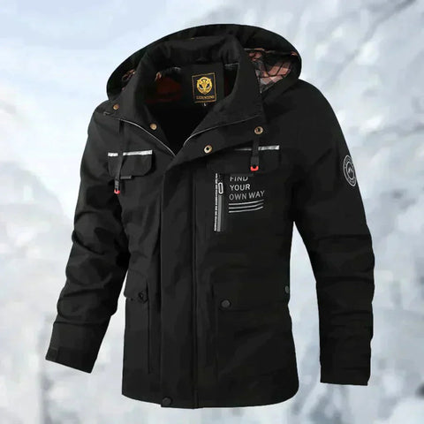 Brian - Stilvoller wasserdichter Cargo-Hoodie