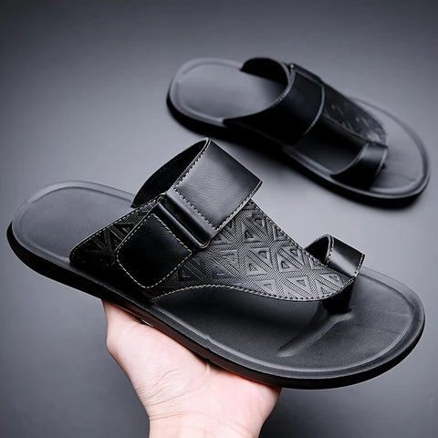 Maurice - Modische Herren-Rutschsandalen