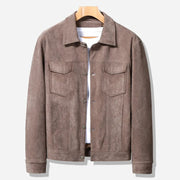 Caleb - Vintage-Cargo-Lederjacke