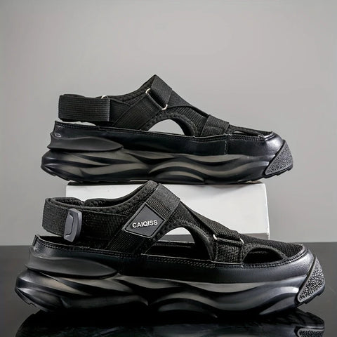 Theo - Rutschfeste Sandalen mit Haken und Ösen für Männer