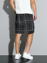 Amadeo - Lässige Strandshorts mit Karomuster