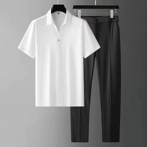 Lucas - Elegantes Polo- und Hosen-Set für Herren