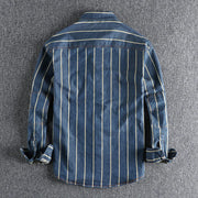 Oscar - Herren Casual Denim Hemd