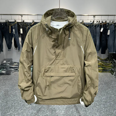 Ezekiel - Jacke mit halbem Reißverschluss und Kapuze
