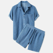 Morris - Kurzarmhemd- und Shorts-Set für Herren