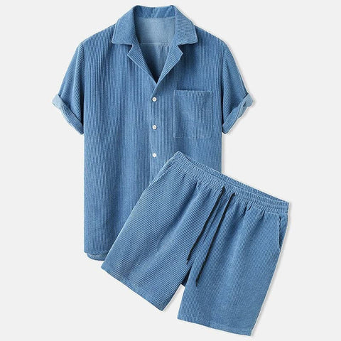 Morris - Kurzarmhemd- und Shorts-Set für Herren