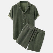 Morris - Kurzarmhemd- und Shorts-Set für Herren