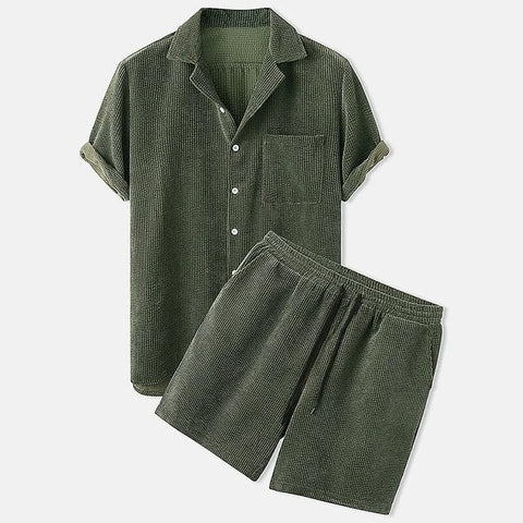 Morris - Kurzarmhemd- und Shorts-Set für Herren