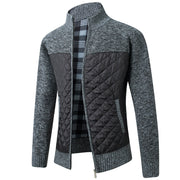 Winrich - Elegante Strickjacke mit Rollkragen für Herren