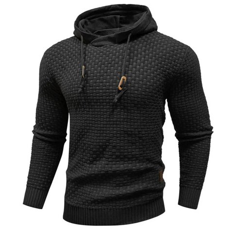 Johann - Lässige Strickjacke mit Kapuze für Herren