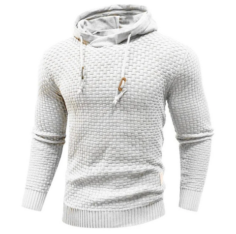 Johann - Lässige Strickjacke mit Kapuze für Herren