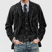 Ismael - Elegantes Set aus Cordweste und Blazer für Herren