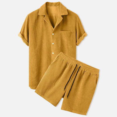 Delmar - Kurzarmhemd- und Shorts-Set für Herren
