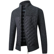 Winrich - Elegante Strickjacke mit Rollkragen für Herren