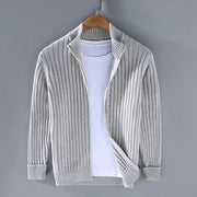 Theodore - Strickjacke mit Reißverschluss