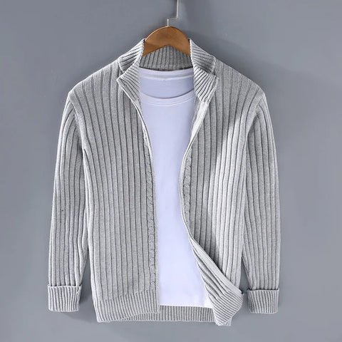 Theodore - Strickjacke mit Reißverschluss