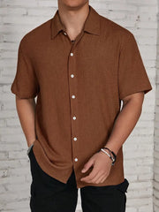 Charles - Klassisches Button-Up-Hemd für Herren