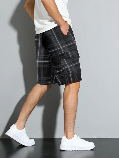 Amadeo - Lässige Strandshorts mit Karomuster