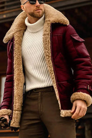 Harold - Herren Schafslederjacke