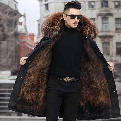 Walter - Pelzgefütterte Jacke für Männer