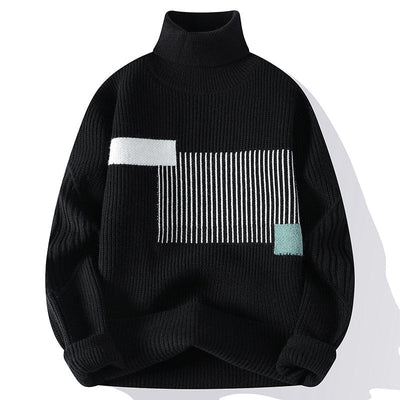 Kyle - Schicker Strickpullover mit Rollkragen