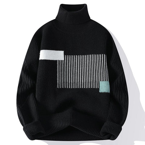 Kyle - Schicker Strickpullover mit Rollkragen