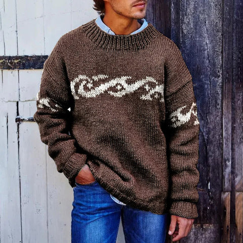 Atlas - Gemütlicher, stilvoller Strickpullover für Herren