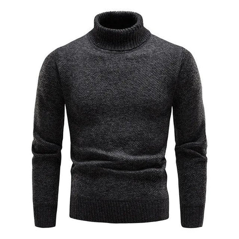 Rafael - Lässiger Strickpullover mit Rollkragen für Herren