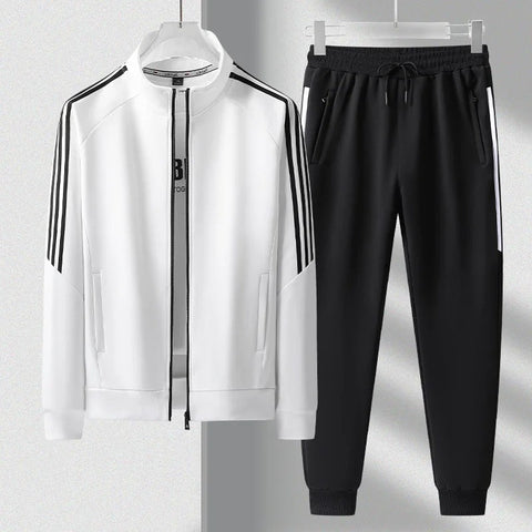 Gilbert - Lässiges Set aus Jacke mit Reißverschluss und Hose für Herren