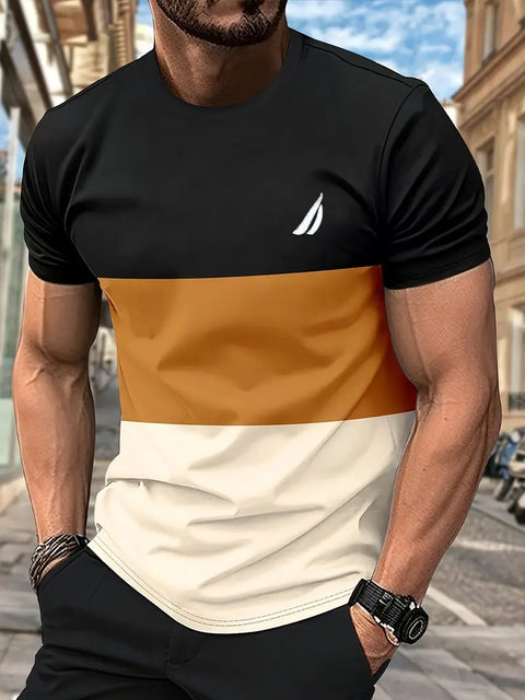 Jerome - Herren Casual Rundhals-Shirt
