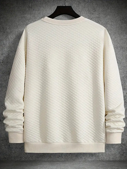 Francis - Herren Sweatshirt mit reinem Rautenmuster