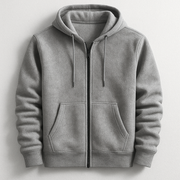 Efren - Stilvolle Strickjacke mit Reißverschluss und Kapuze für Herren