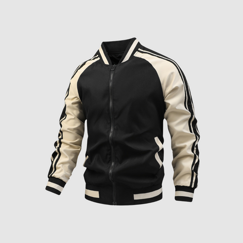 Norman - Stilvolle Collegejacke mit Reißverschluss für Herren